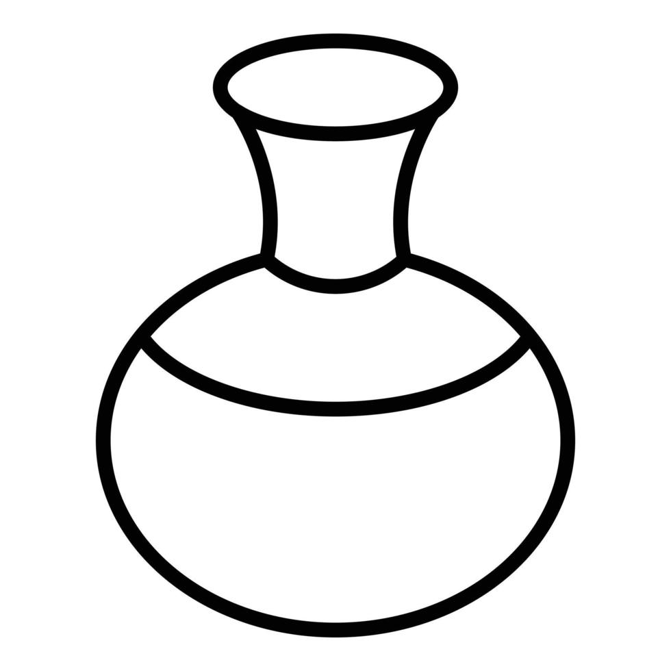 vector de contorno de icono de tarro de aceite de oliva. diseño de etiquetas