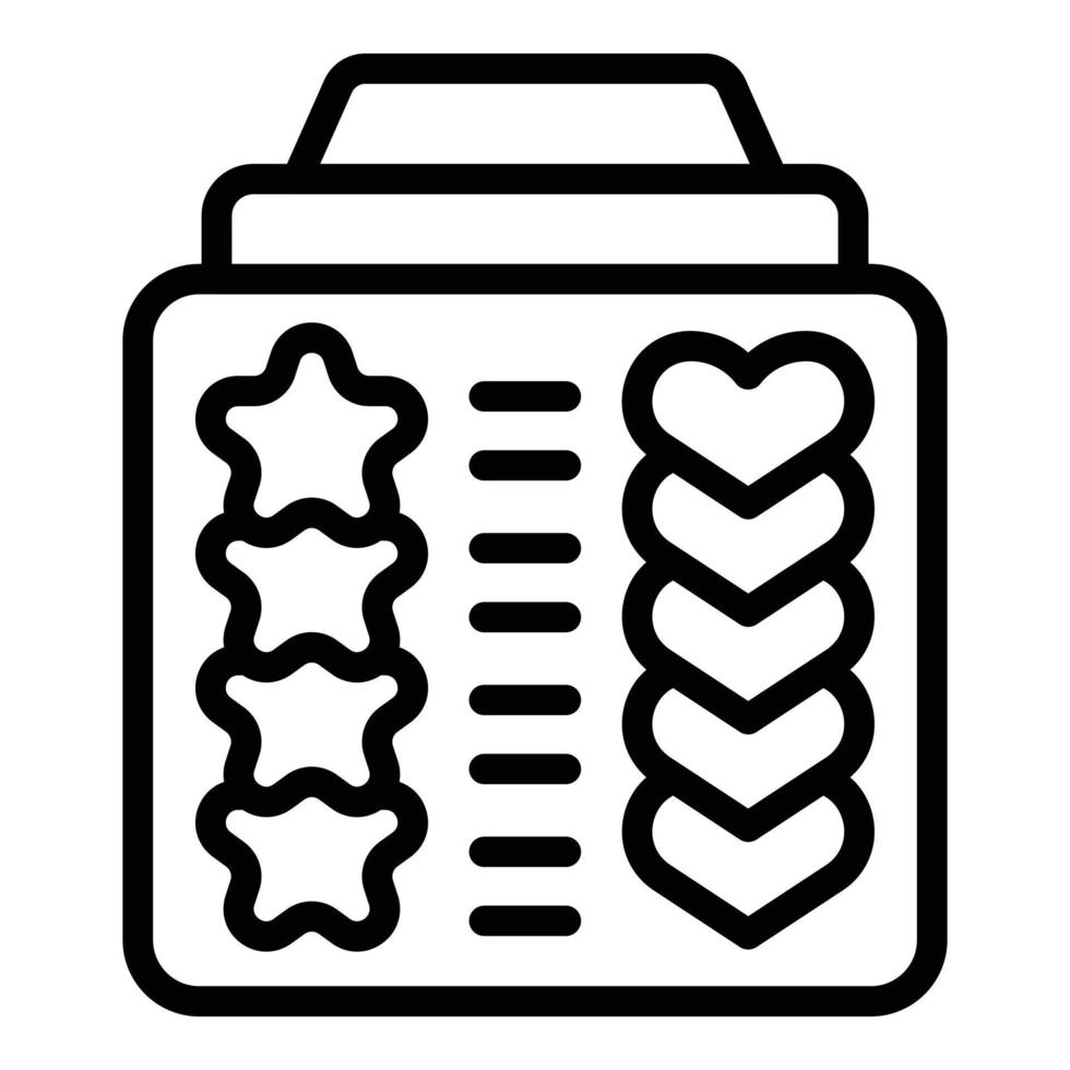 Client health icon outline vector. Online help vector