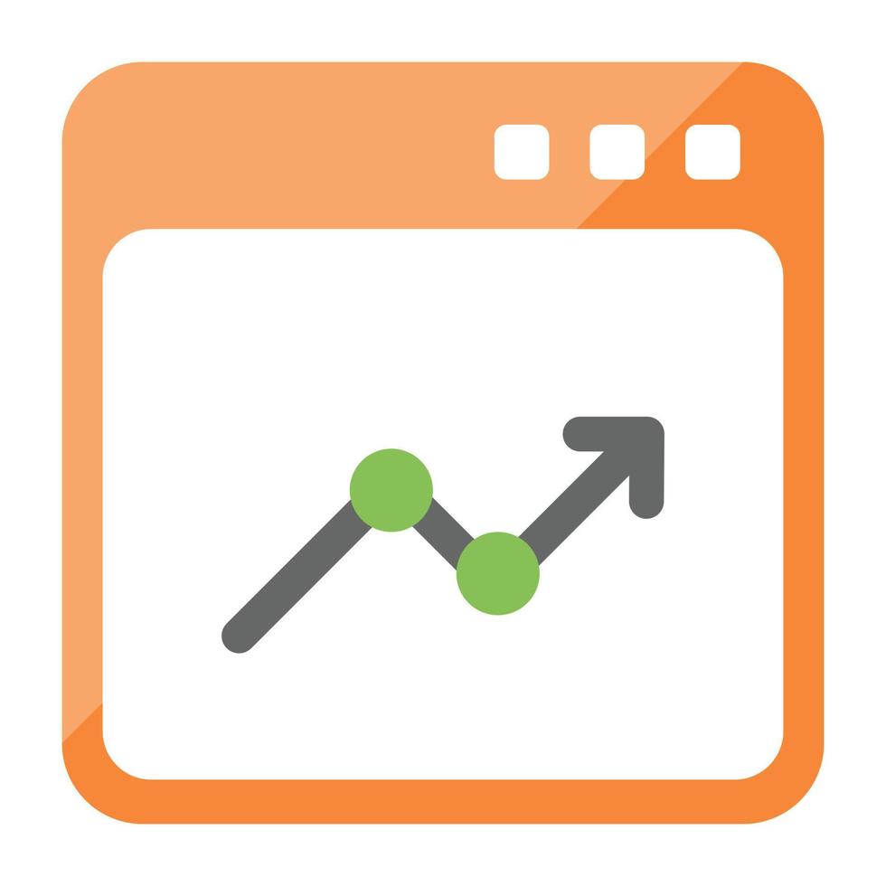 Trendy Website Dashboard vector