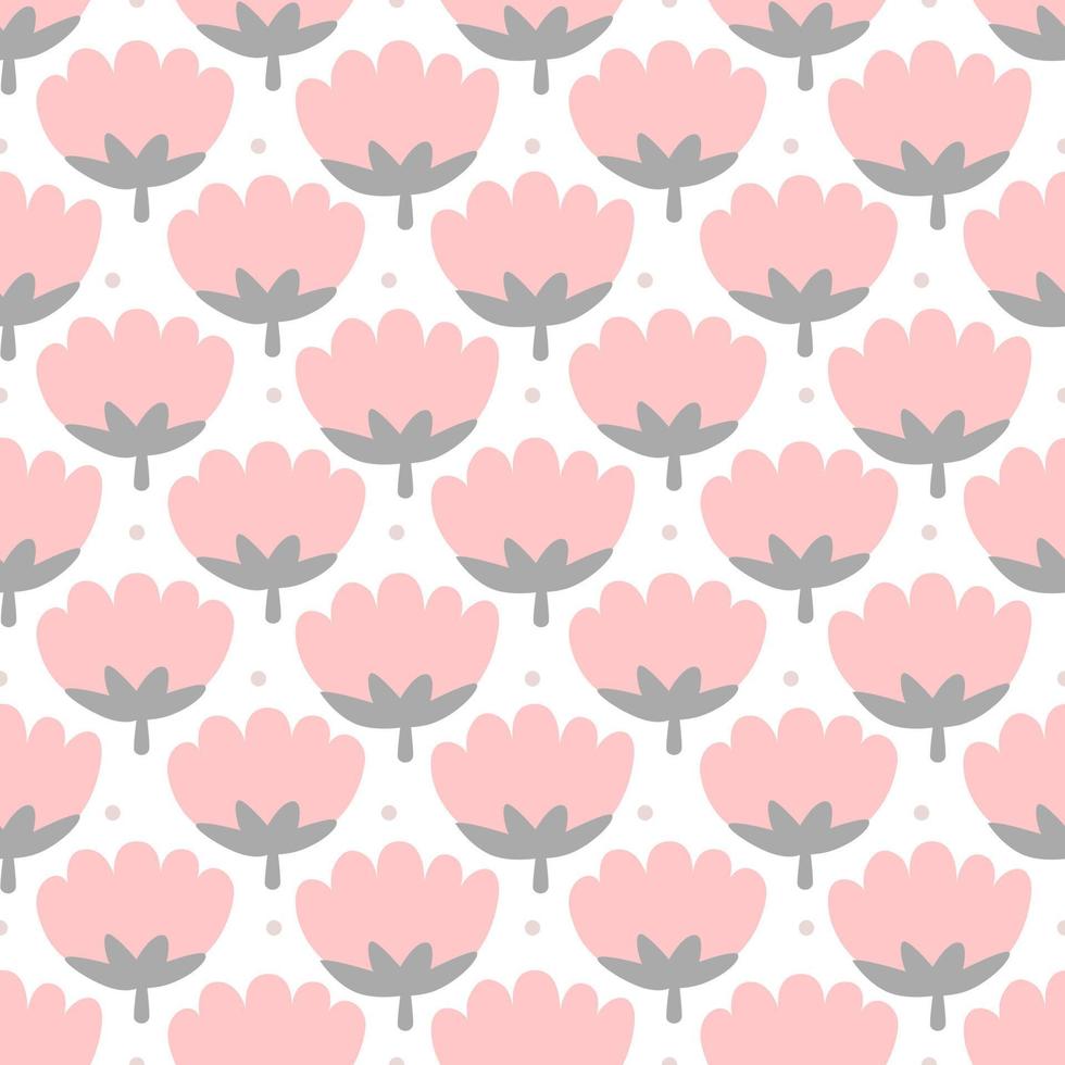 Seamless pattern with flowers. Patterns for decorating fabrics. Set of flowers and stripes. vector