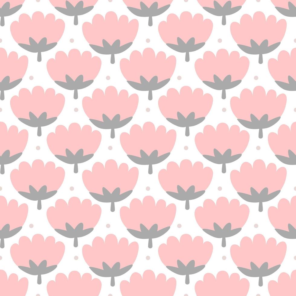 Seamless pattern with flowers. Patterns for decorating fabrics. Set of flowers and stripes. vector