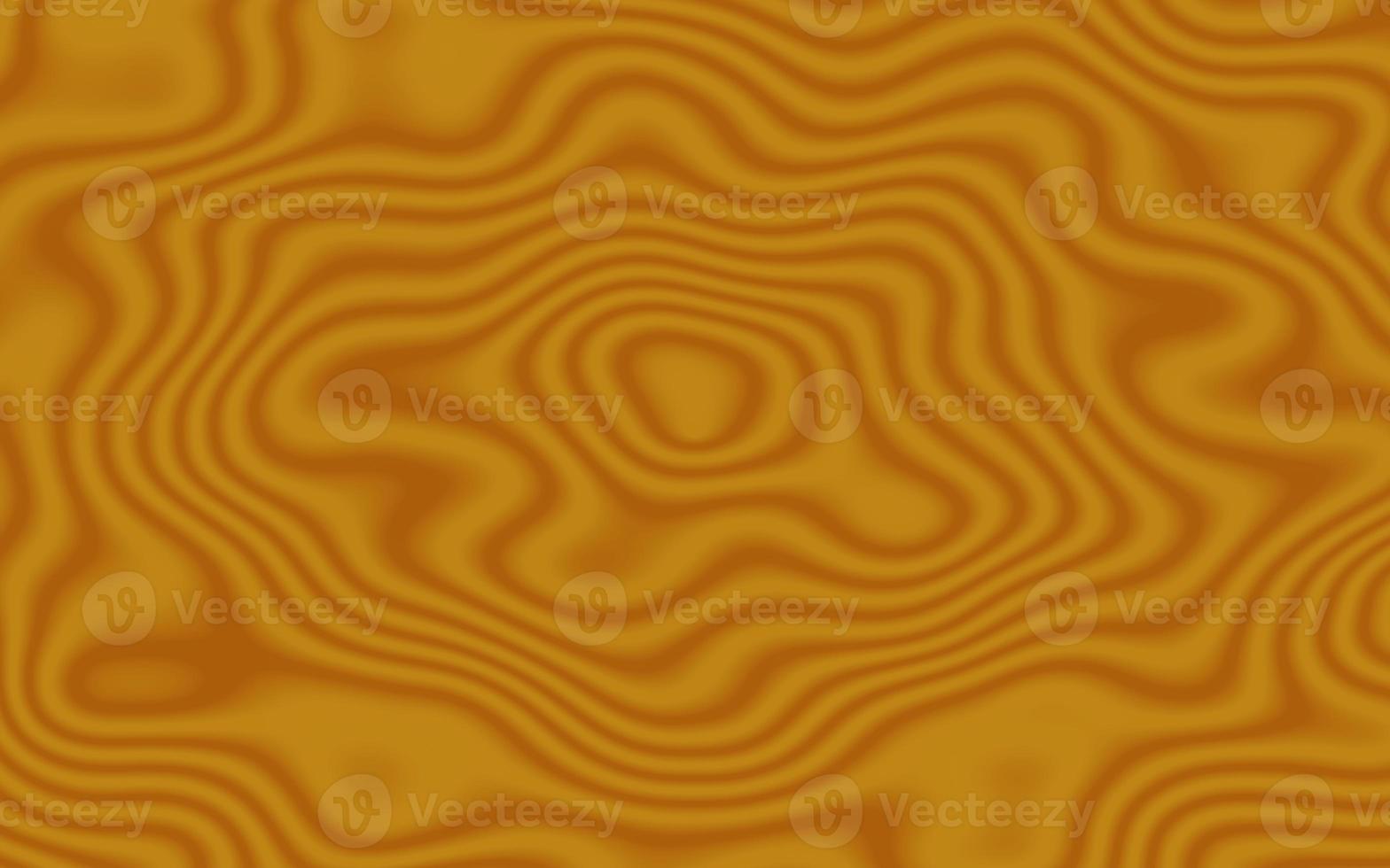 Gold abstract blurred gradient background, wavy shape pattern. 3D Render illustration. photo