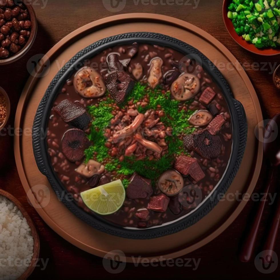 Delicious Brazilian Feijoada Food photo