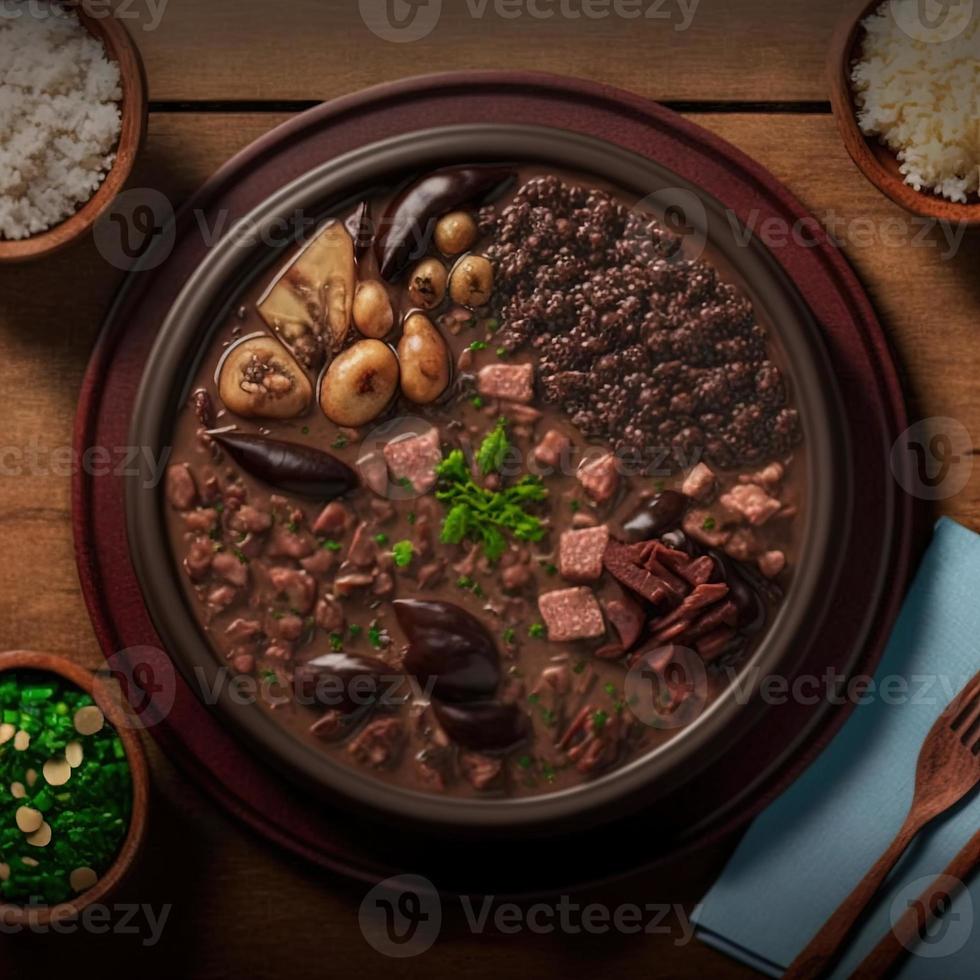 Delicious Brazilian Feijoada Food photo