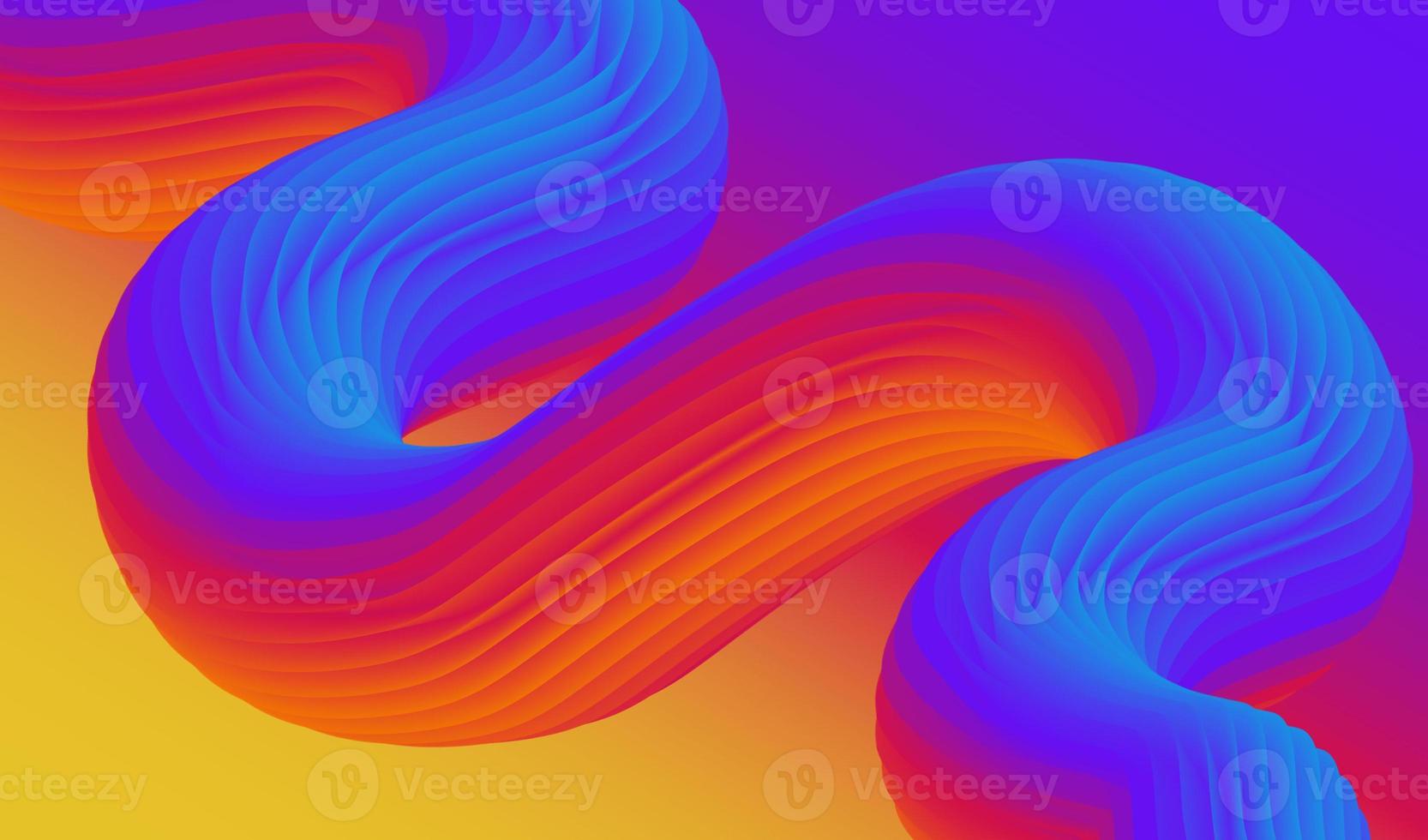Abstract fluid wave. Modern poster with gradient 3d flow shape. Innovation background design for landing page. photo