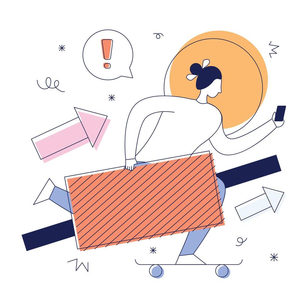 A scalable flat design of balancing vector