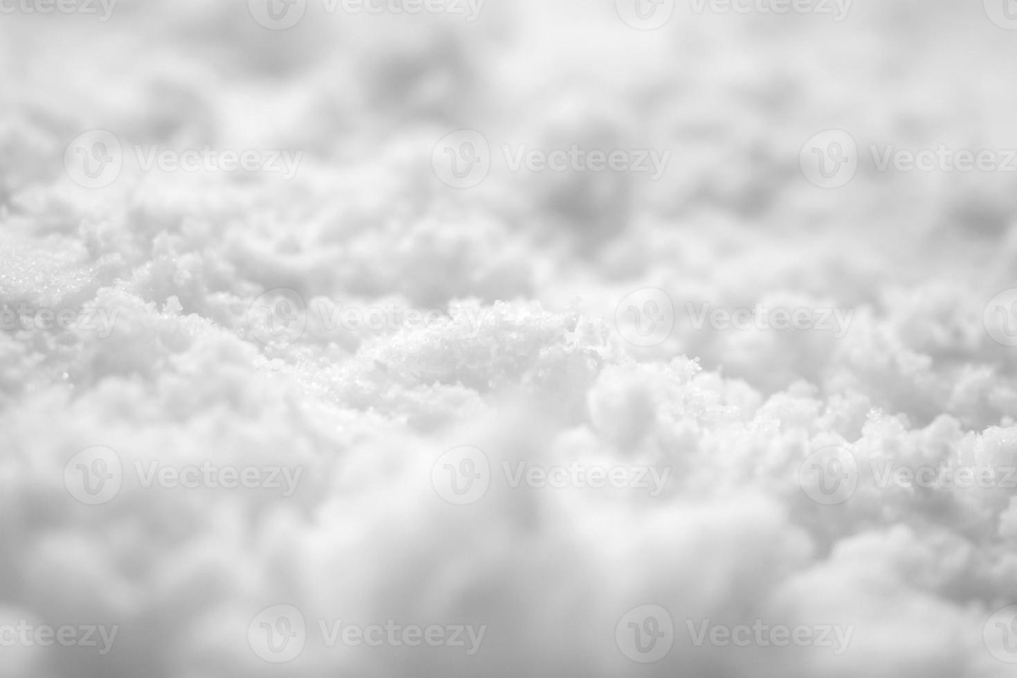 White snow texture background high angle view photo