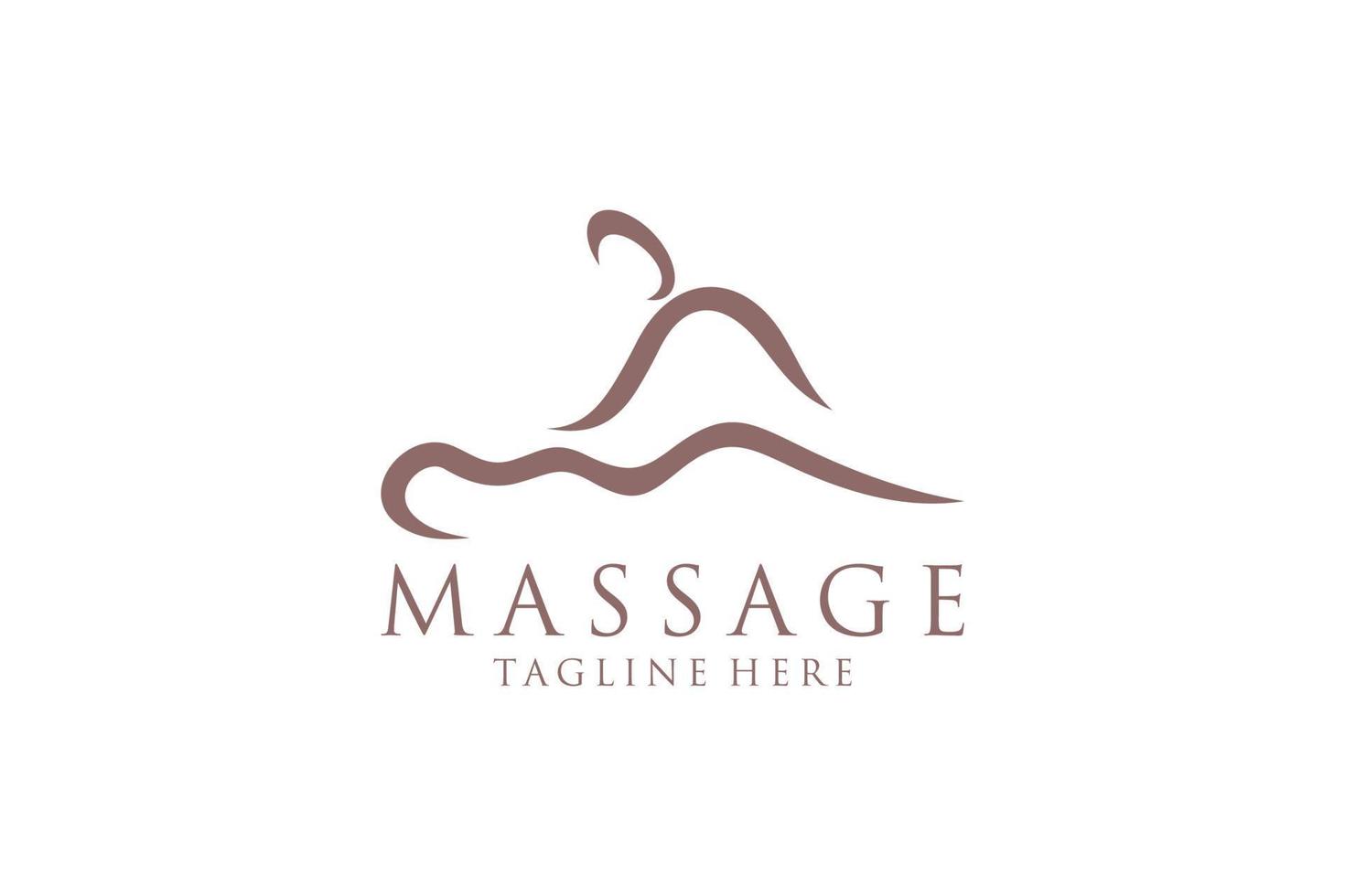 Body massage logo, Body Spa Centre icon, massage parlour, spa, relax, rejenuvate, essential oil, white background, vector illustration