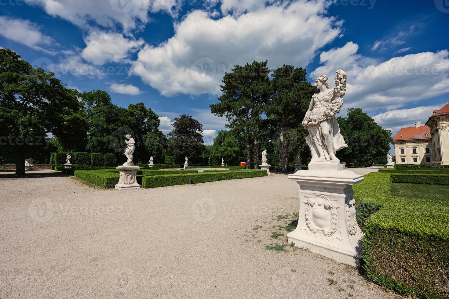Stone monuments of Slavkov Castle, also known as Austerlitz Castle, is a Baroque palace in