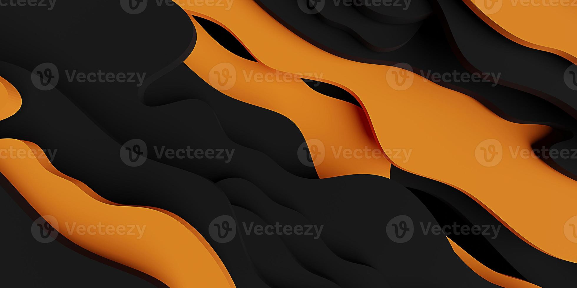 modern abstract background The paper cutting surface is layered and curved 3D illustration photo