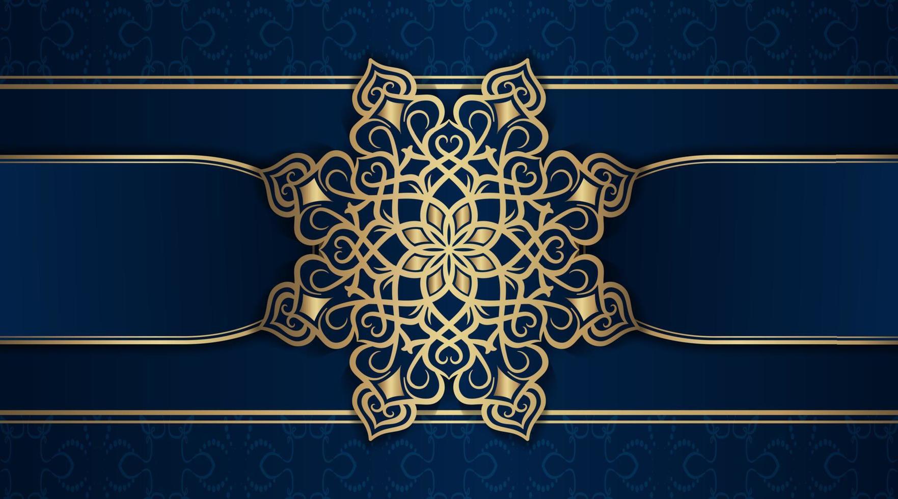 luxury background  with mandala ornament vector