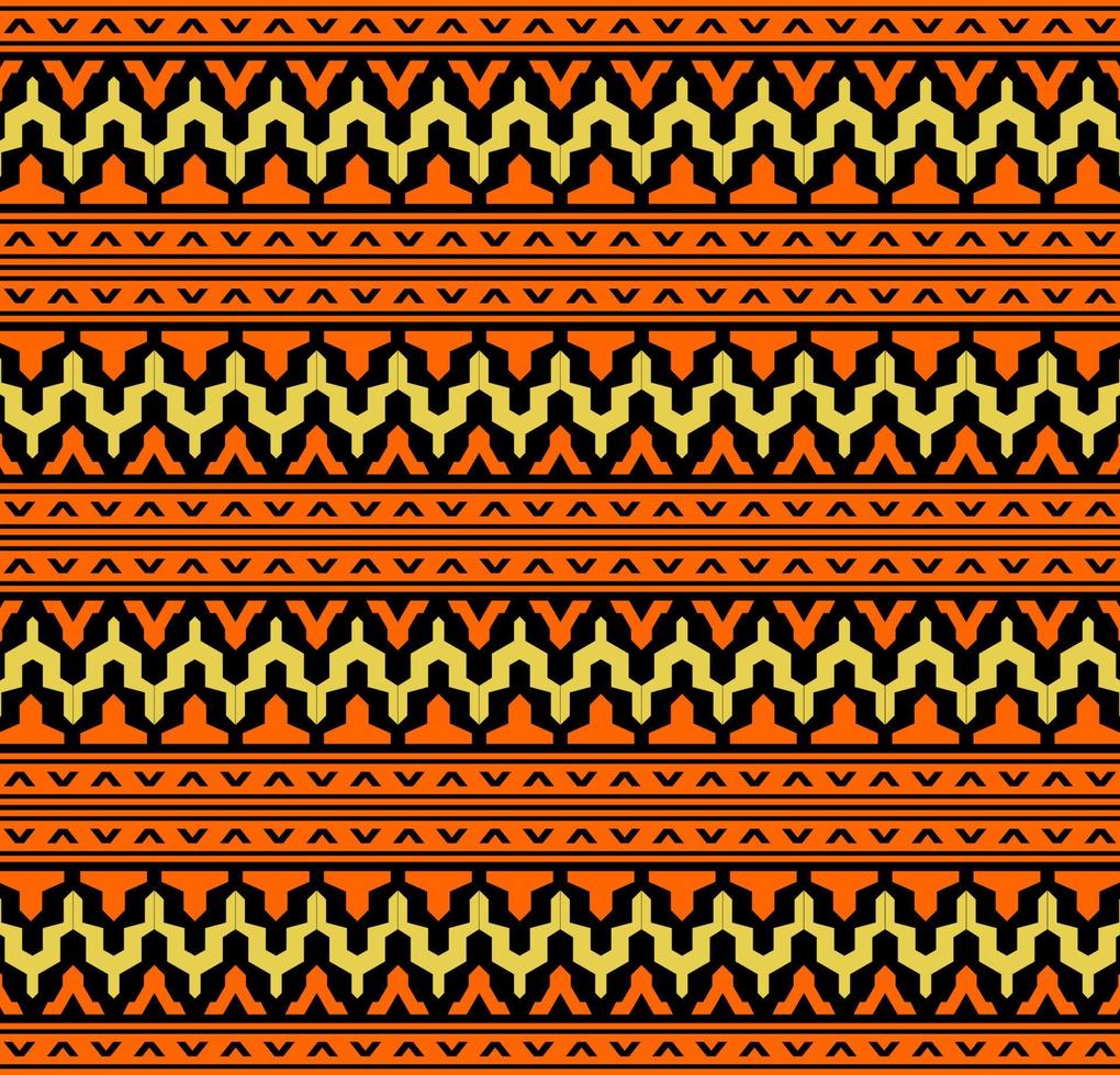 Geometric abstract pattern. Seamless vector background. Bright color and black background. Islamic modern pattern