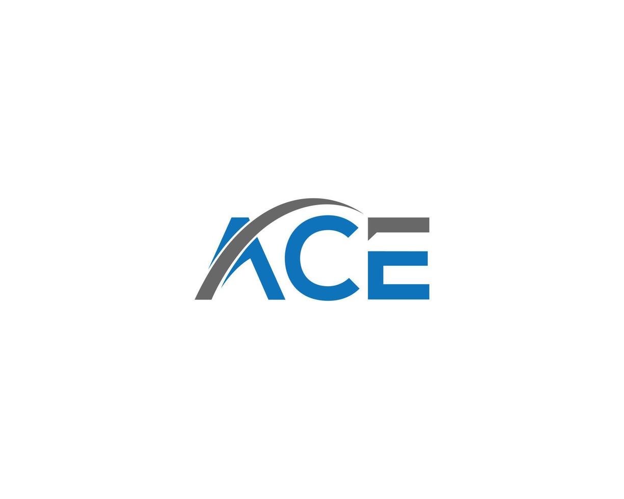 Letter ACE Professional Initial Innovative Premium Alphabet Logo Design Vector Template.