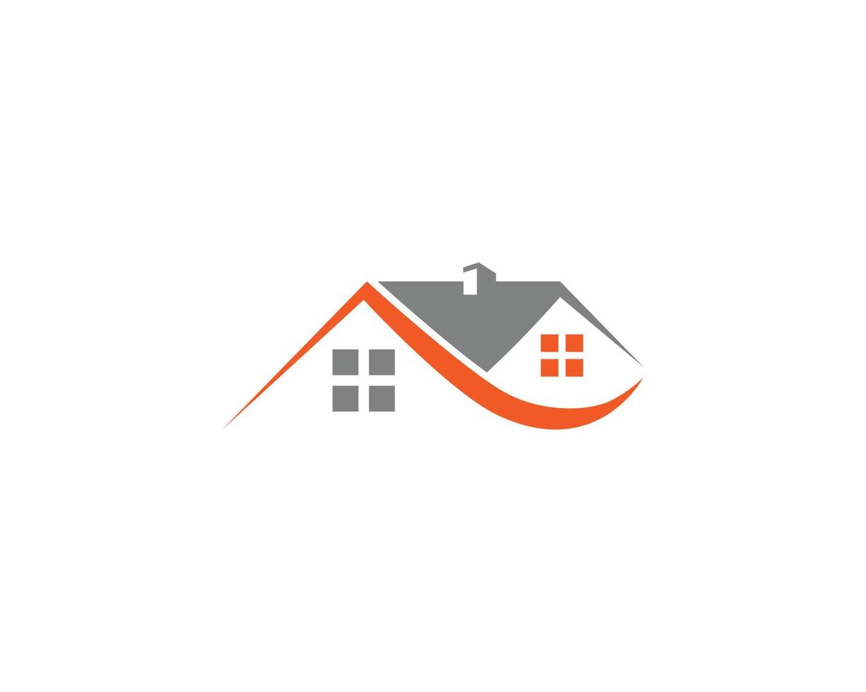 Real Estate House Property Logo Design Template Icon Vector Concept.