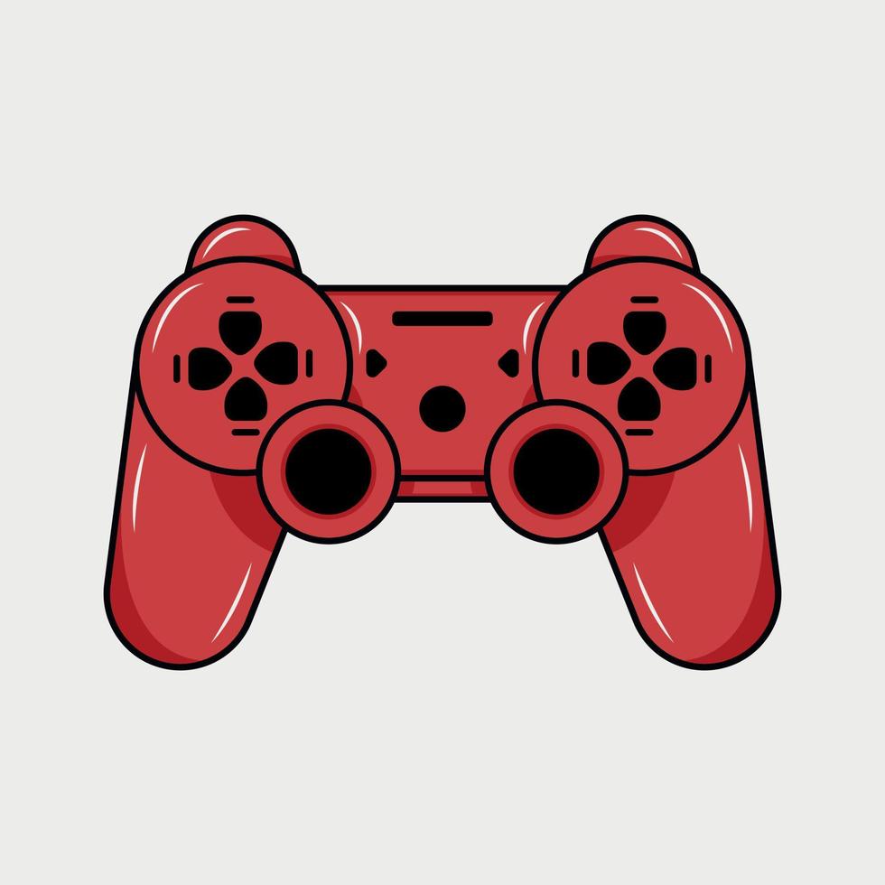 Video game controller, vector illustration.