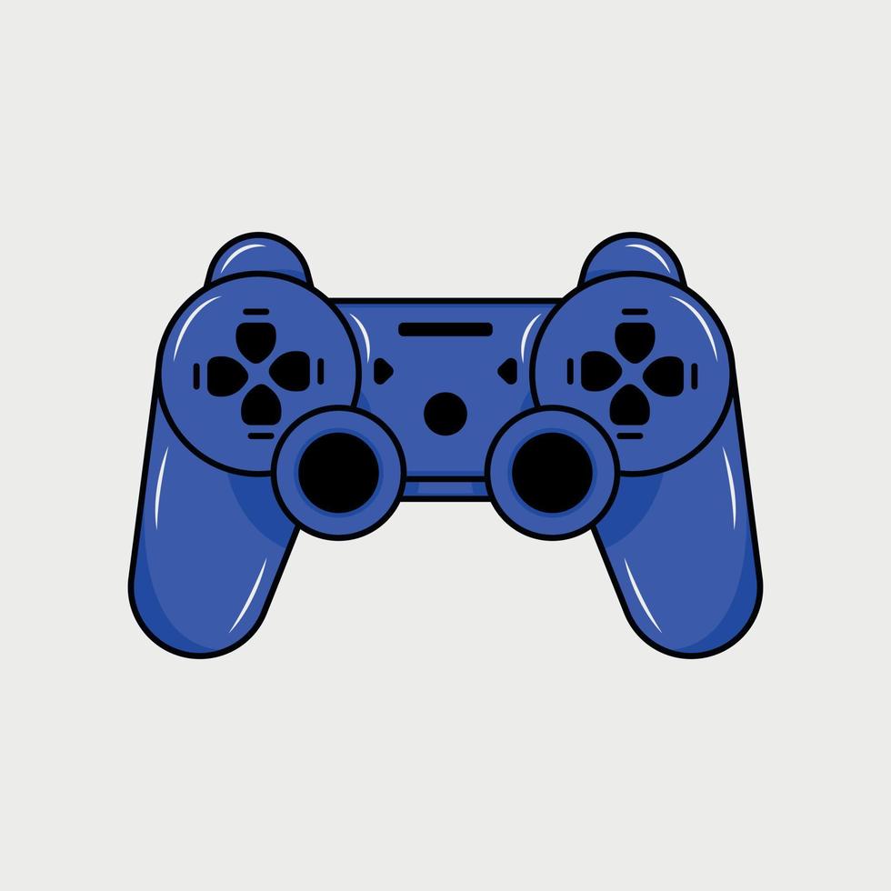 Video game controller, vector illustration.