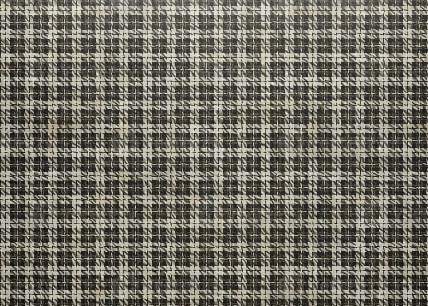 3D rendering black plaid fabric background photo