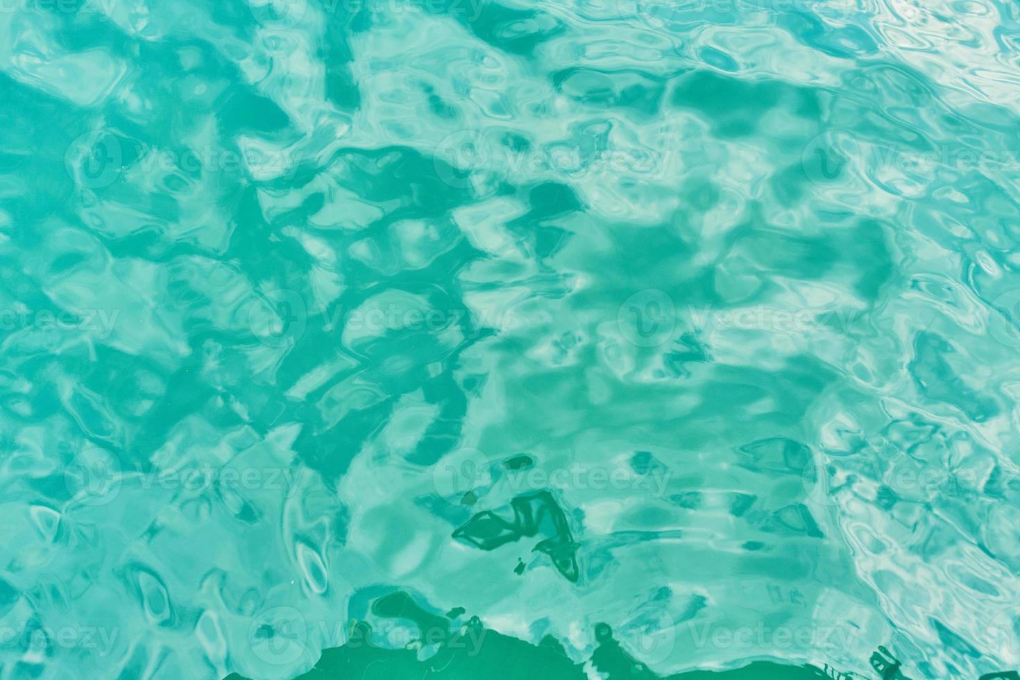 Beautiful blue water ripple at the ocean. photo