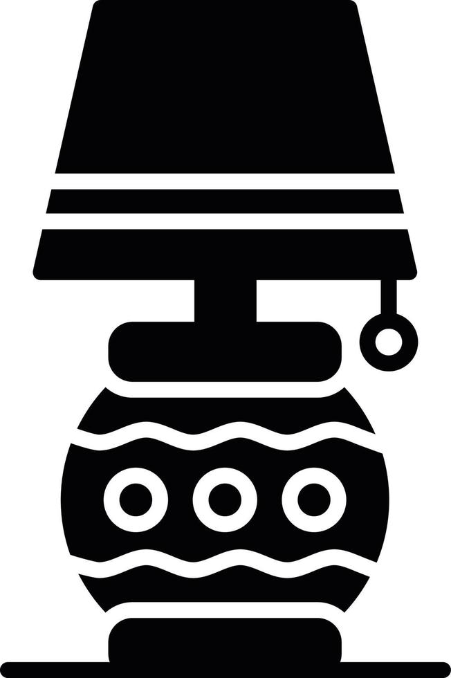 Desk Lamp Creative Icon Design vector