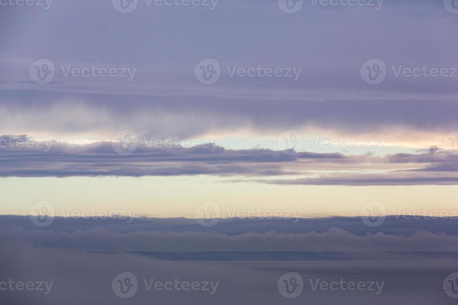 Cloudy Sea Views of the Baltic Sea at Sunrise photo