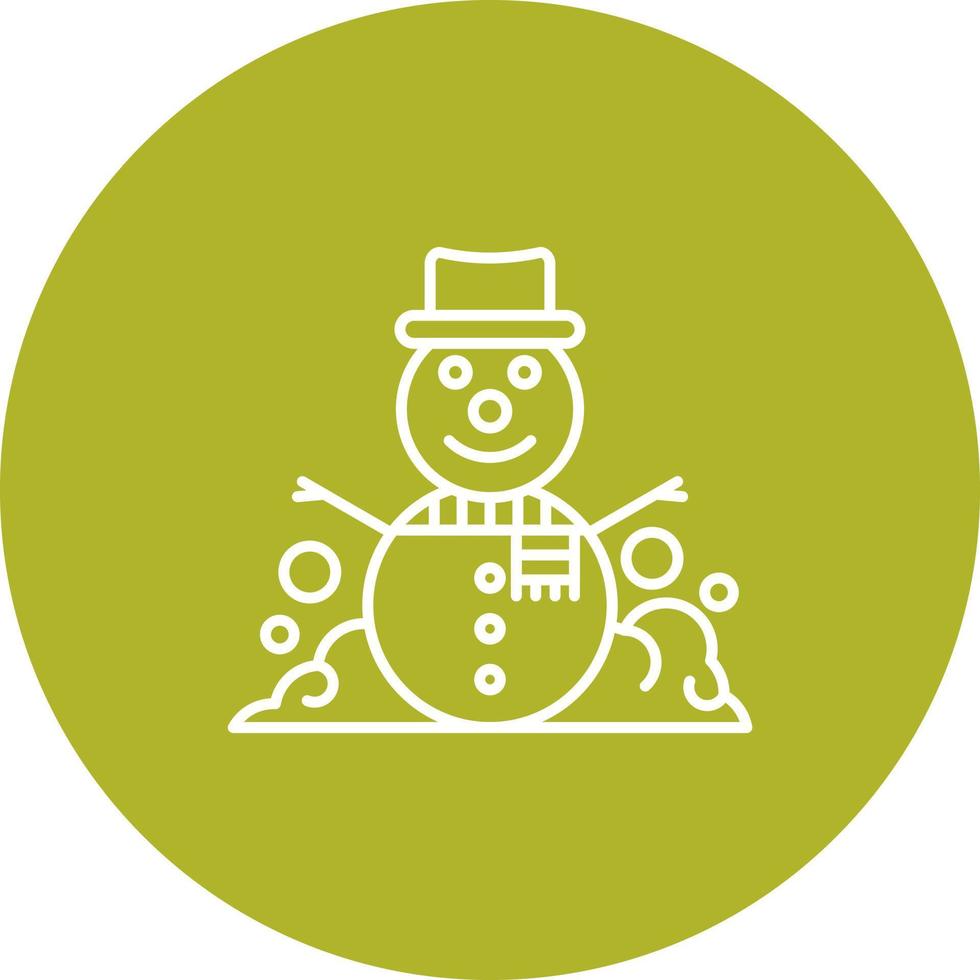 Snowman Vector Icon