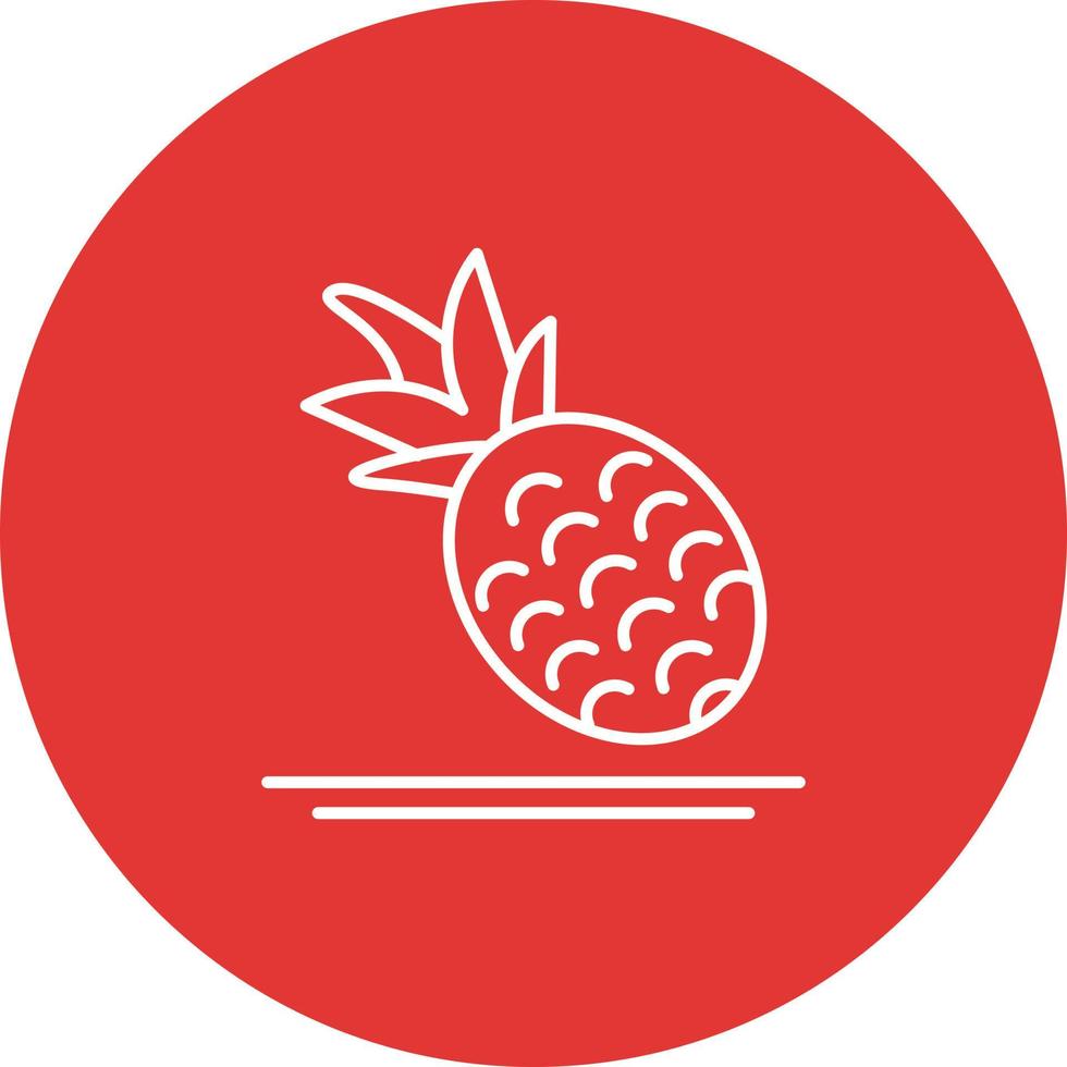 icono de vector de piña