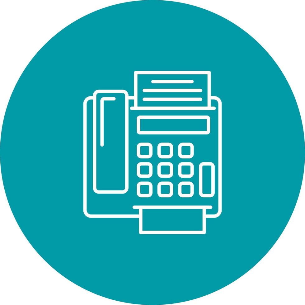 fax Machine Vector Icon