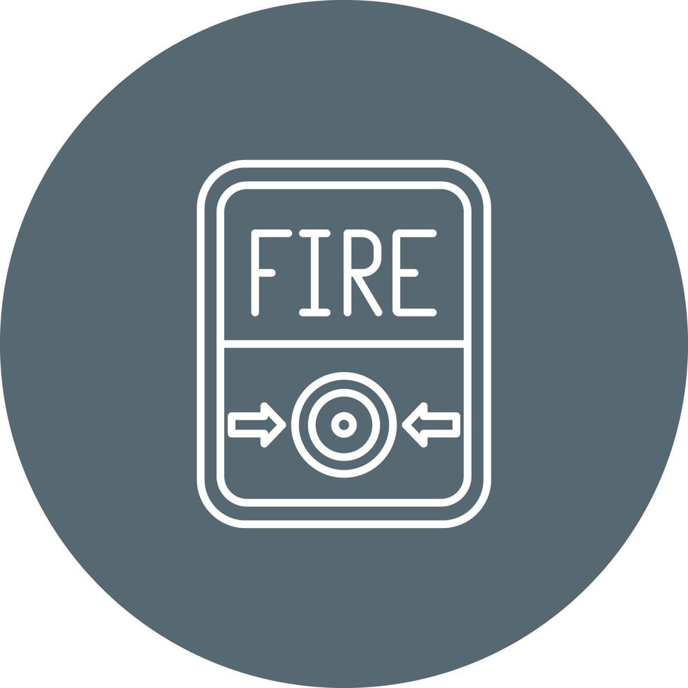 Fire Button Vector Icon