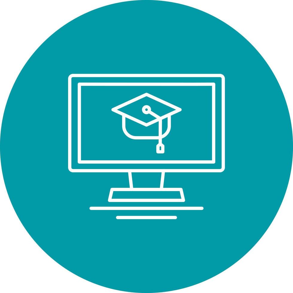 Online Course Vector Icon