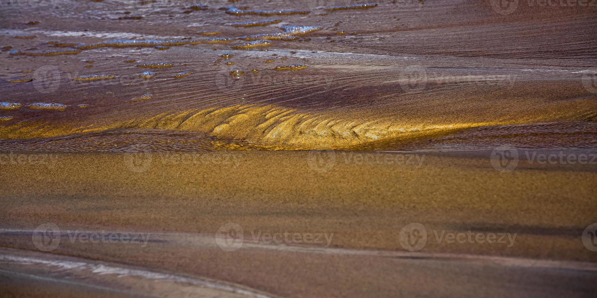 Patterns in The Beach Sand photo