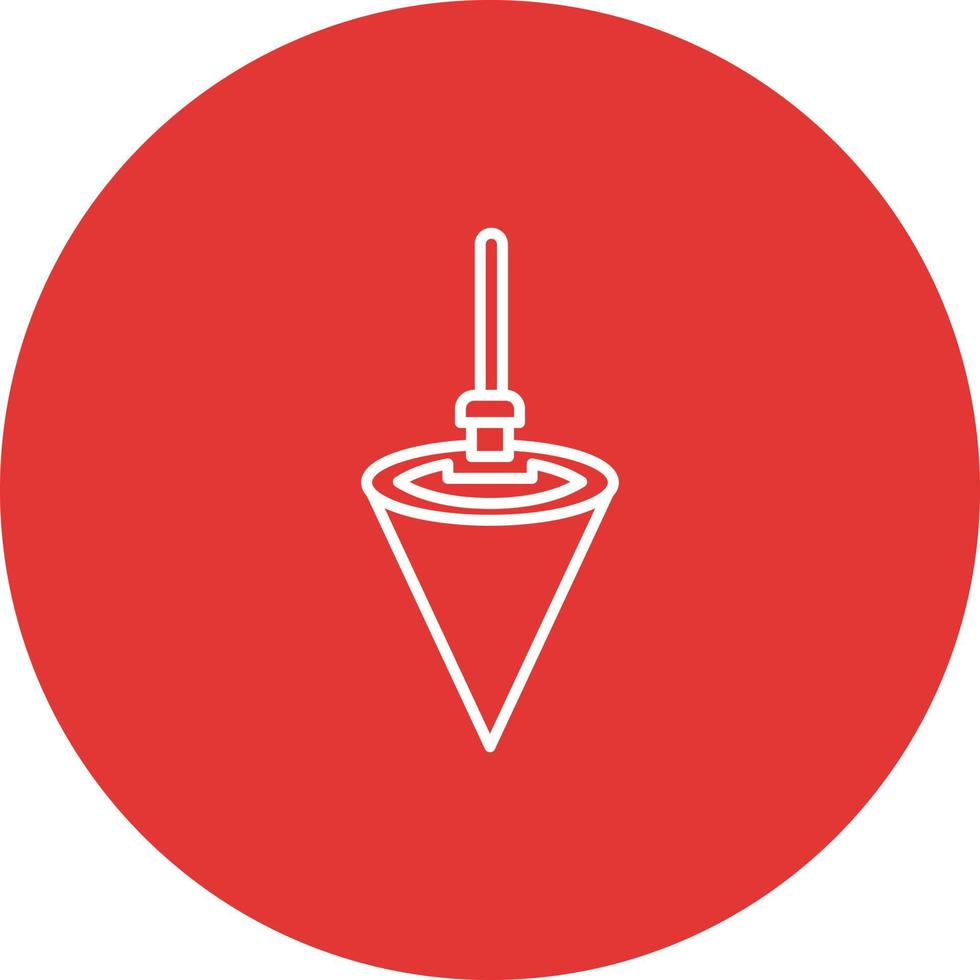 Plumb Bob Vector Icon 14949472 Vector Art at Vecteezy