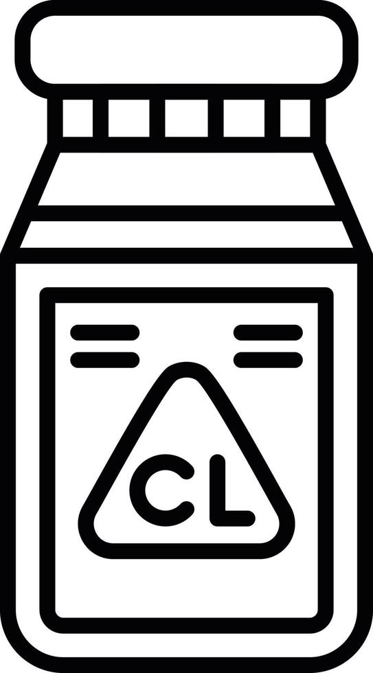 diseño de icono creativo de cloro vector