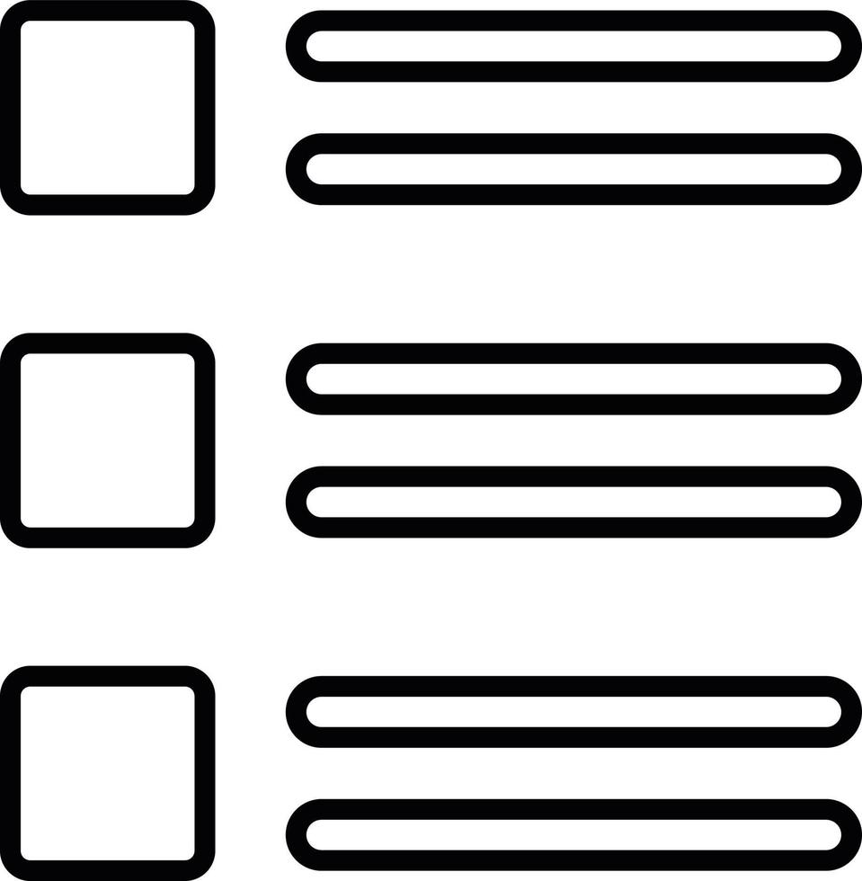 List Creative Icon Design vector