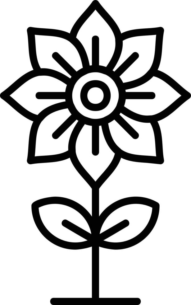 diseño de icono creativo de flor vector