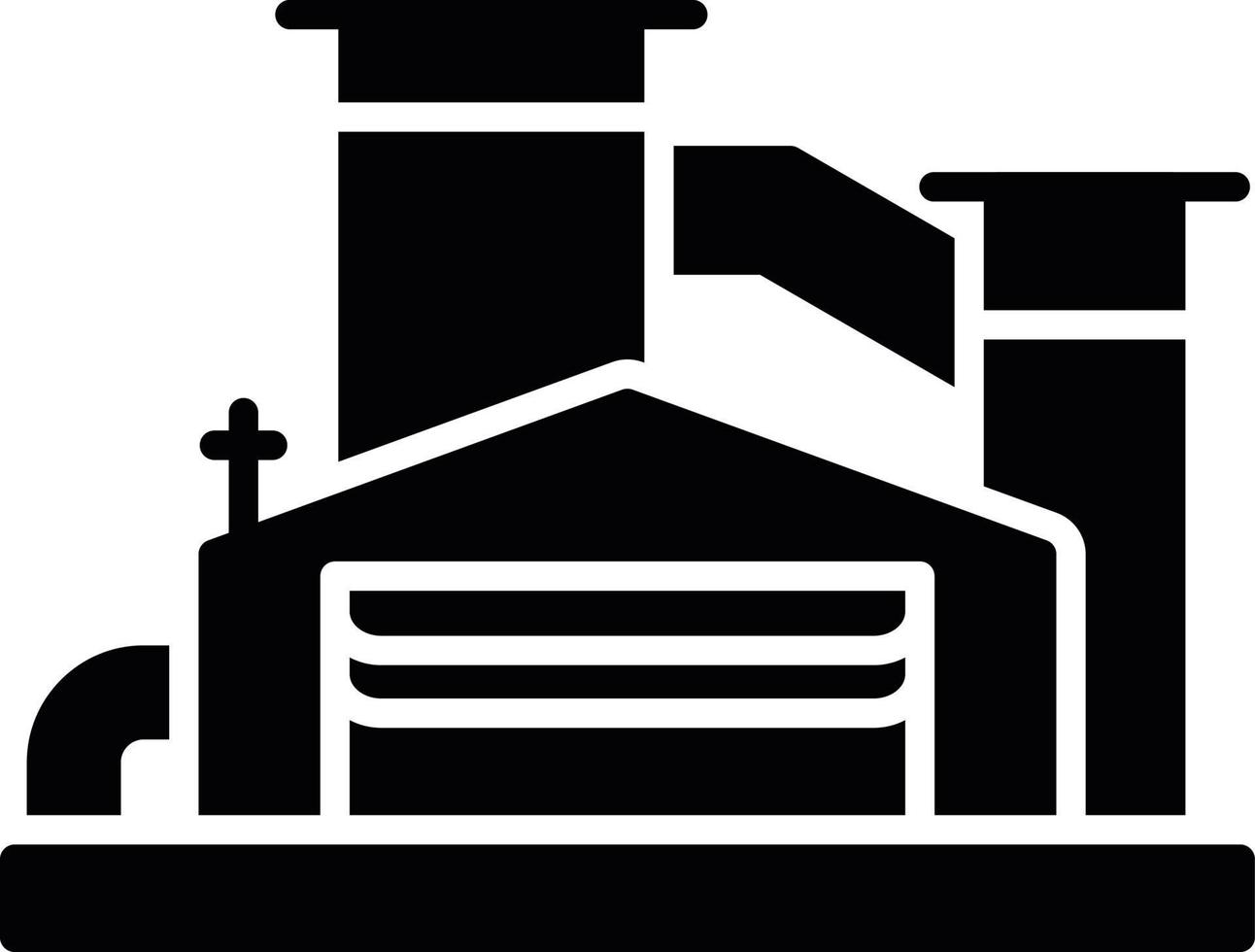 Factory Creative Icon Design vector