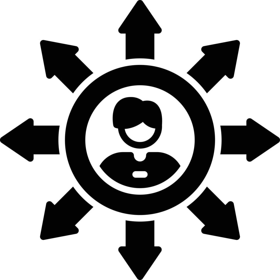 Influence Creative Icon Design vector