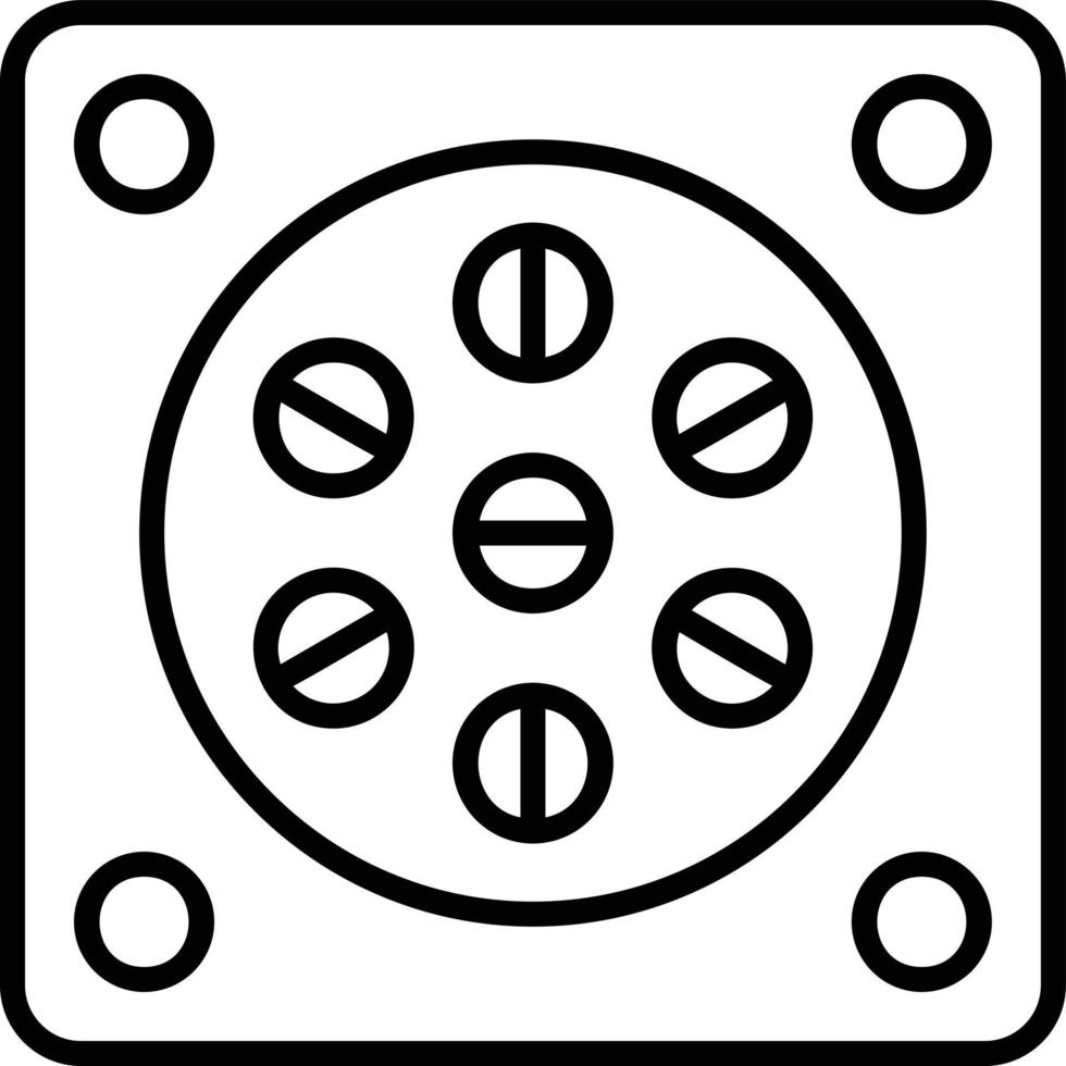 Drain Creative Icon Design vector