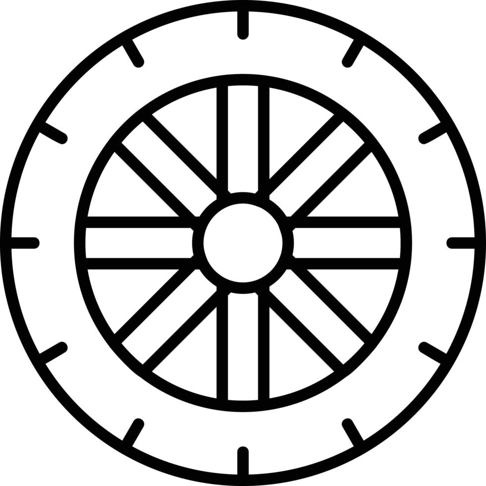 Wheel Creative Icon Design vector