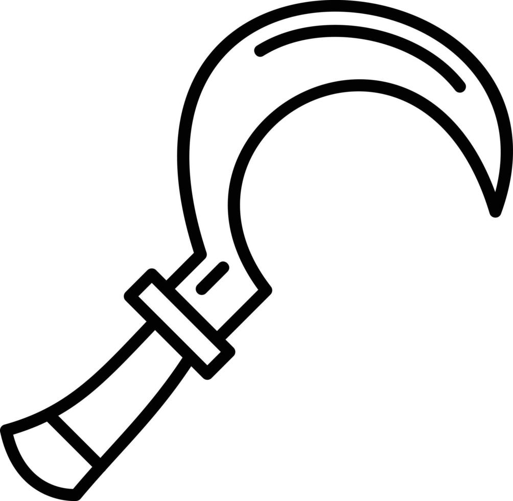 Sickle Creative Icon Design vector