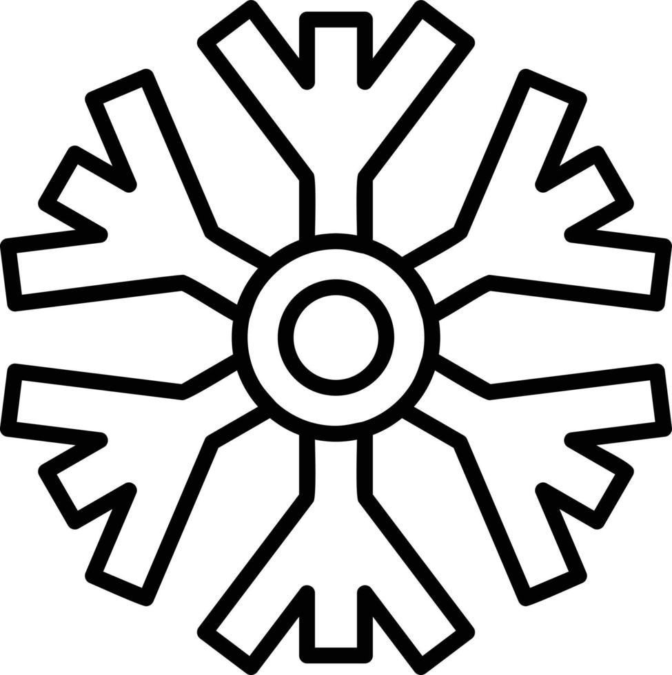 Snowflake Creative Icon Design vector