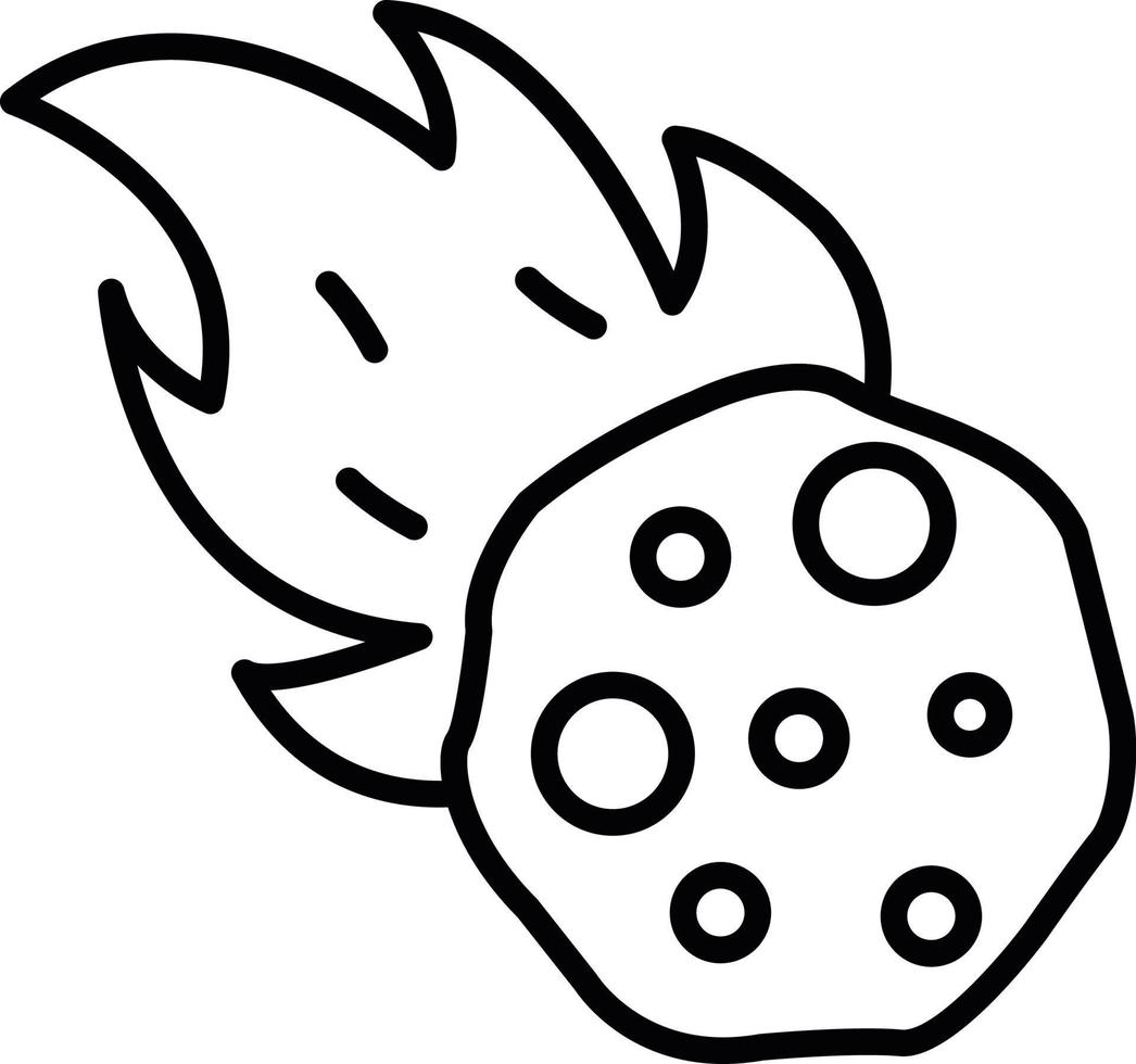 Meteor Creative Icon Design vector