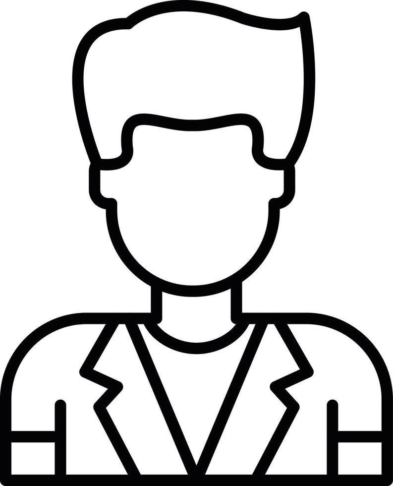Man Creative Icon Design vector