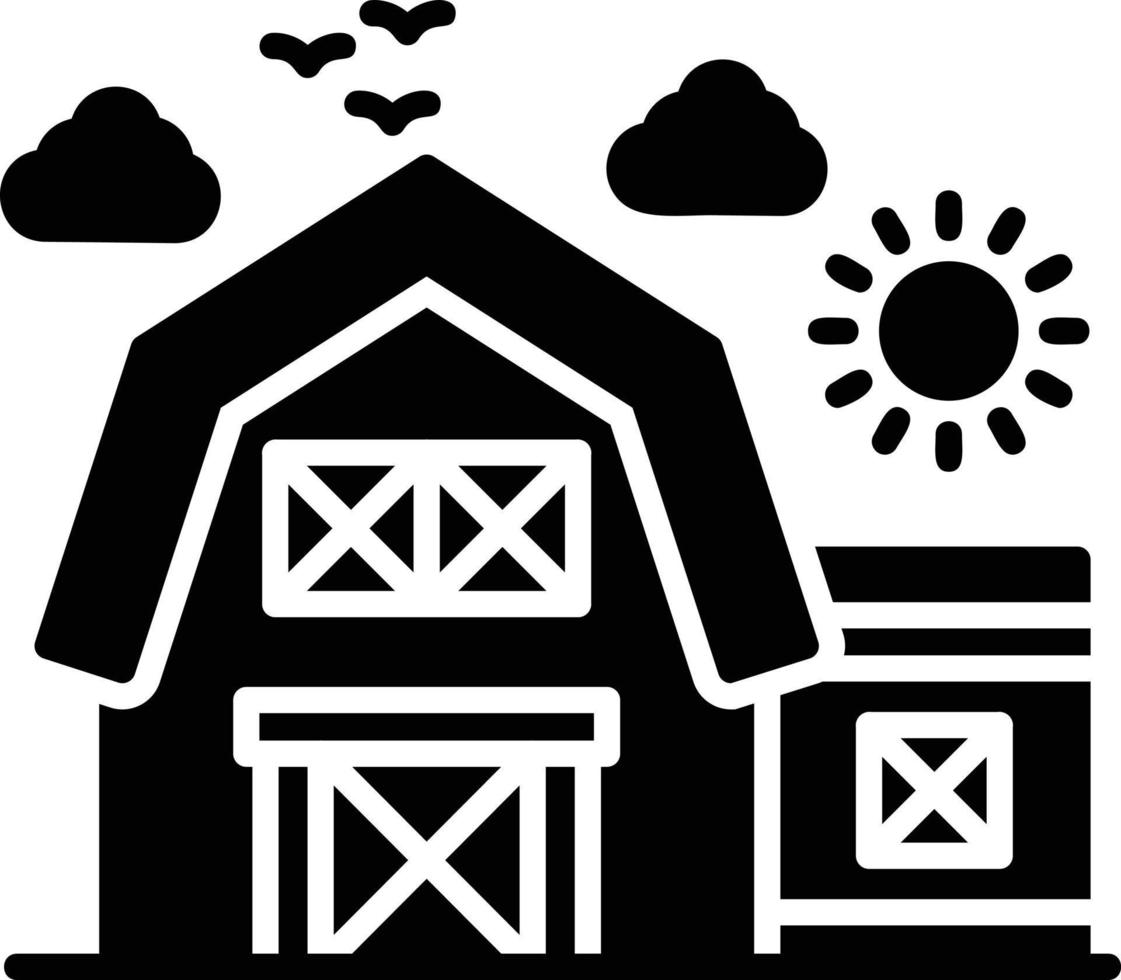 Barn Creative Icon Design vector