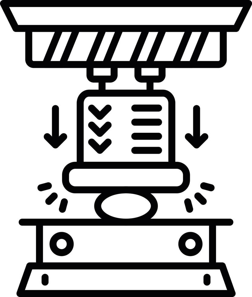 Hydraulic Creative Icon Design vector