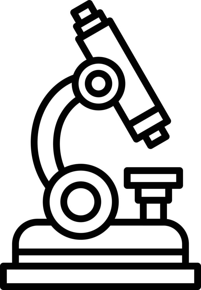 diseño de icono creativo de microscopio vector