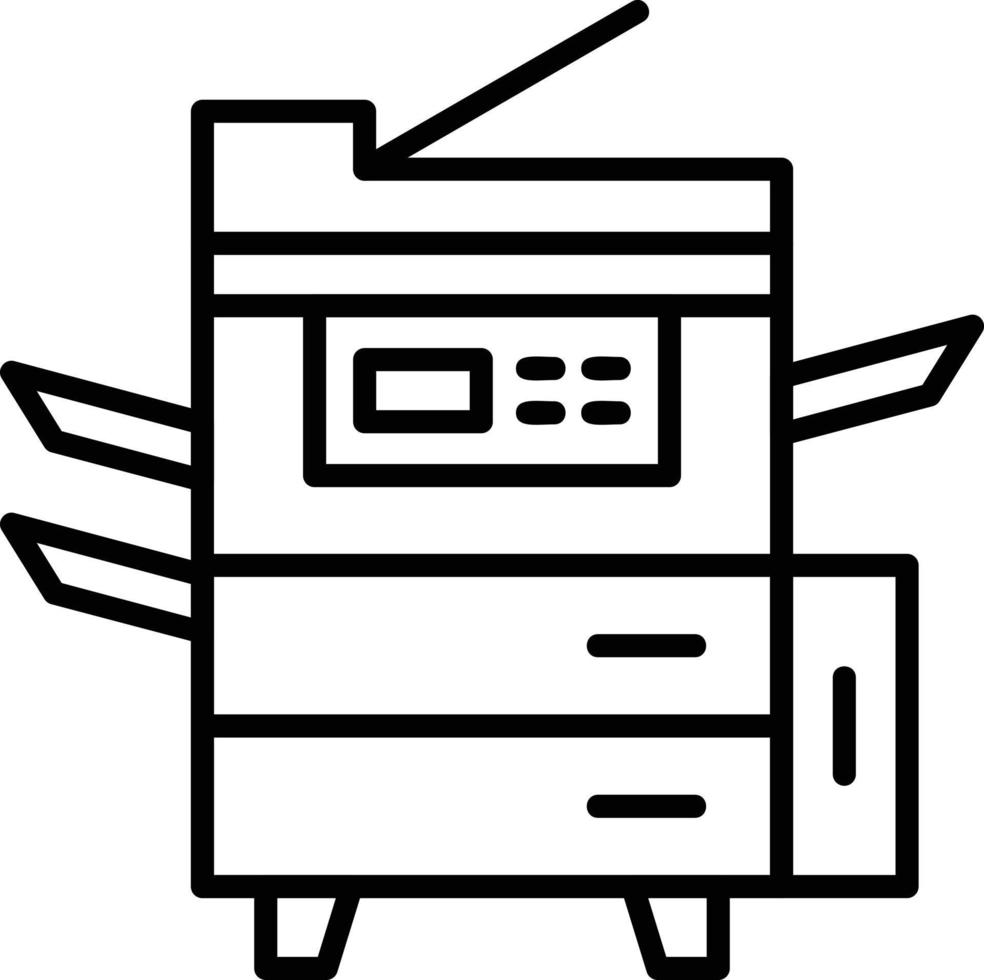 Photocopier Creative Icon Design vector