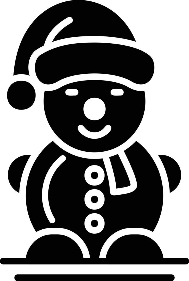 Snowman Creative Icon Design vector