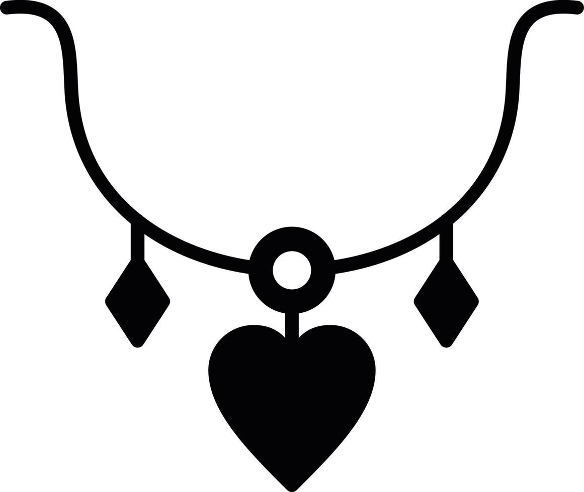 Necklace Creative Icon Design vector