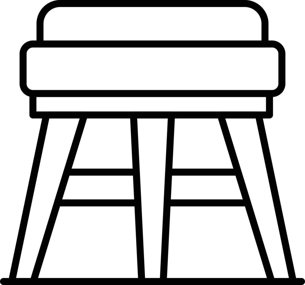 Stool Creative Icon Design vector