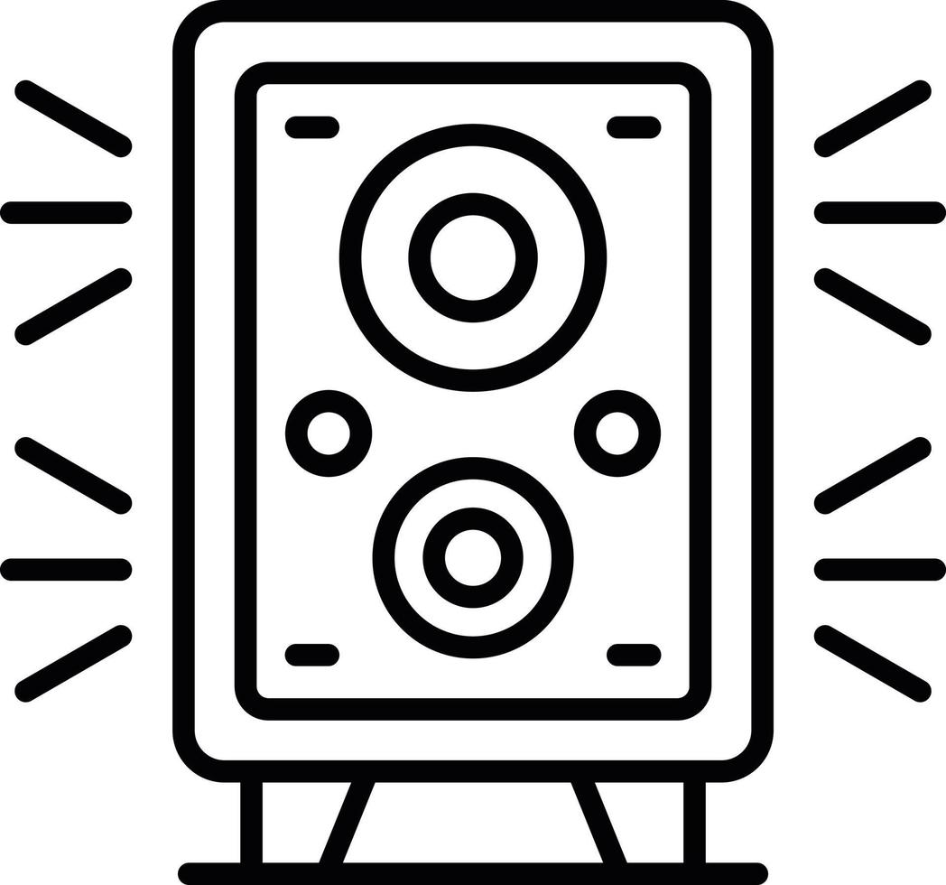 diseño de icono creativo de altavoz vector